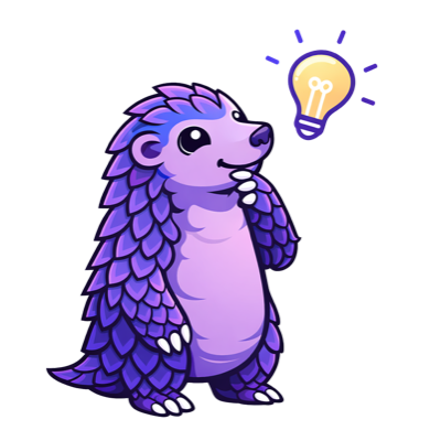 Pango with a light bulb